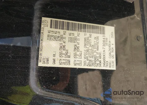 2018 Nissan Frontier Sv from USA, damaged, VIN 1N6AD0ER3JN730843